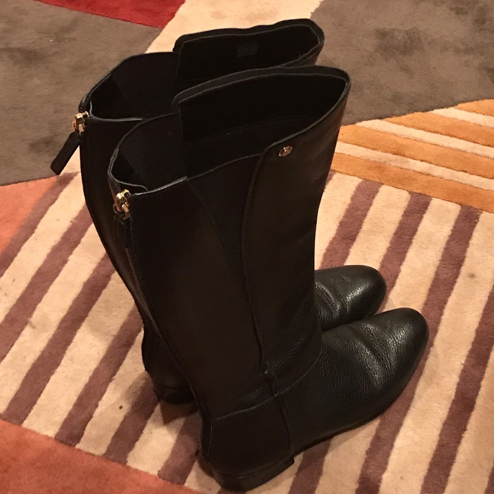 Pebbled leather boots size 8.5